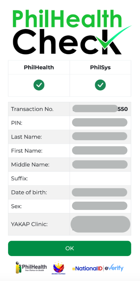 PCU accomplished form