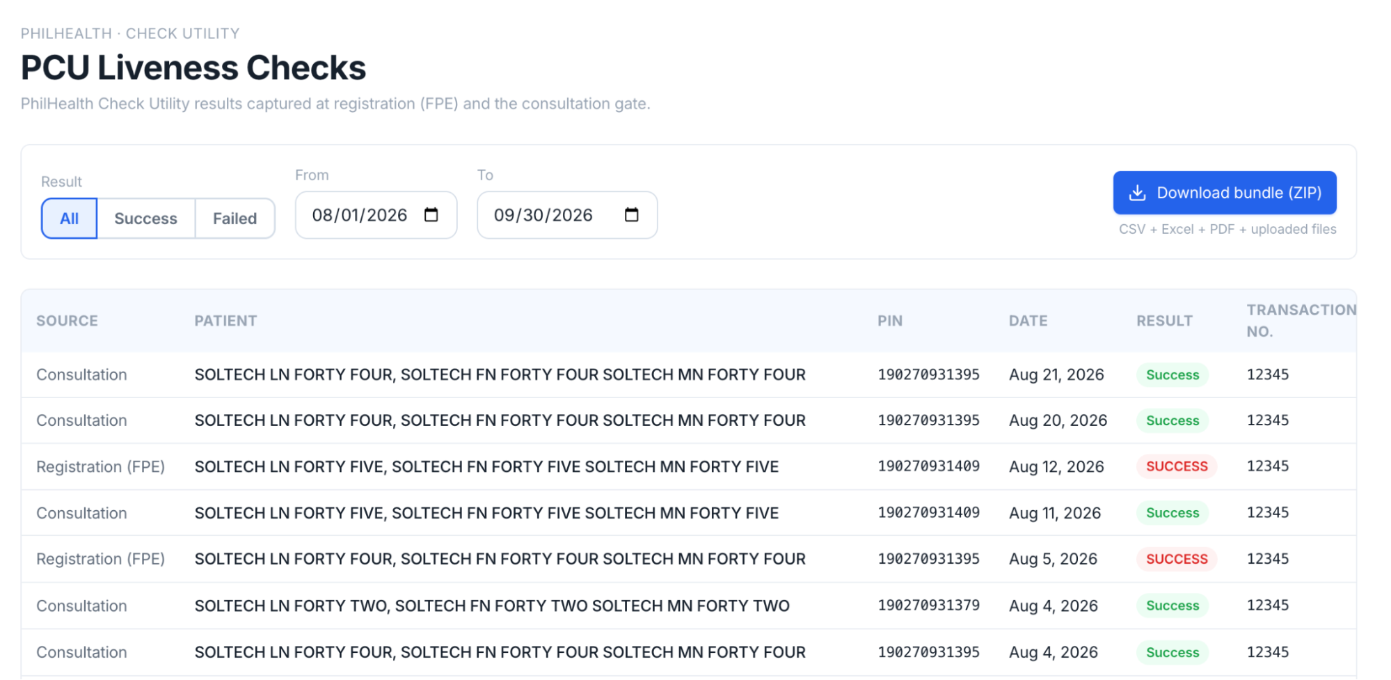 Soltech PCU download portal